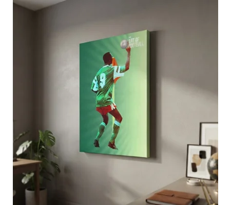 Cameroon 1990 | Roger Milla-inspired Iconic World Cup Legend Canvas Print
