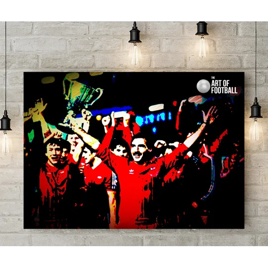 Aberdeen 1983 Cup Winners Victory-Inspired Art Tribute Canvas Print
