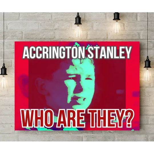 Accrington Who Are They Canvas Print