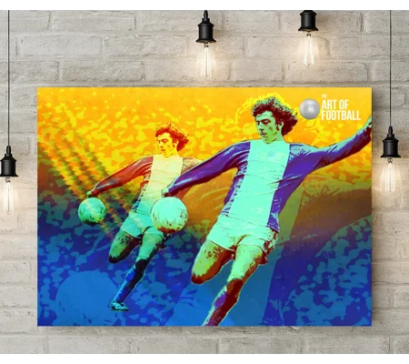 Birmingham Trevor Francis Retro Pop-art Canvas Print