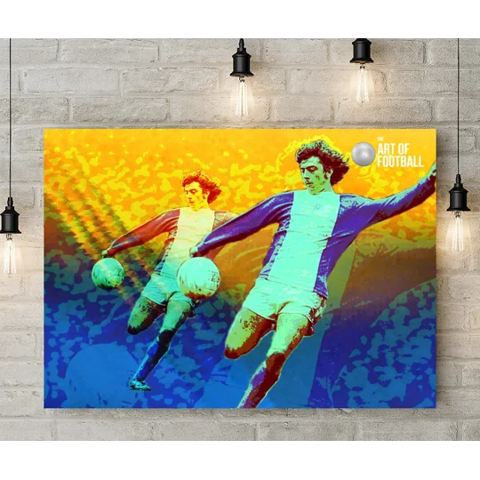 Birmingham Trevor Francis Retro Pop-art Canvas Print
