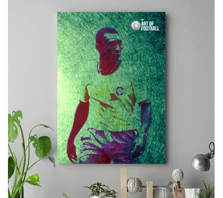 Brazil Pele Iconic Legend Canvas Print