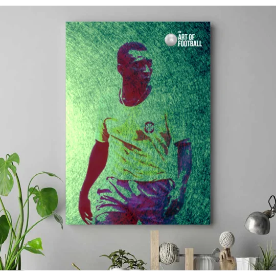 Brazil Pele Iconic Legend Canvas Print