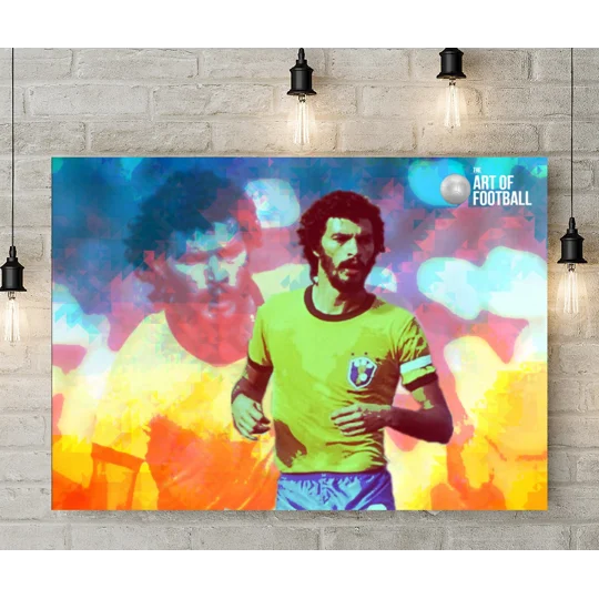 Brazil Socrates Iconic Pop-art Canvas Print