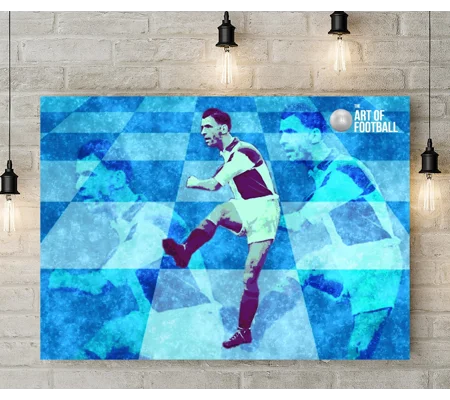 Bristol Rovers Geoff Bradford Iconic Legend Canvas Print