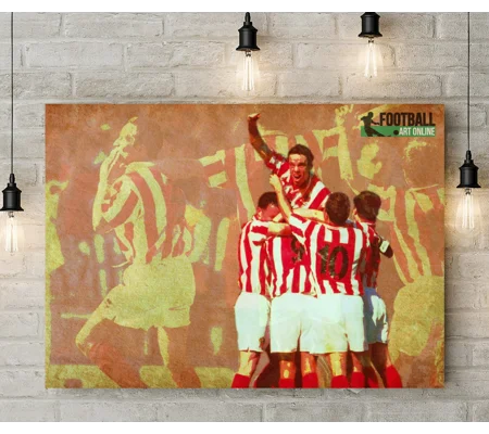 Cheltenham Town FC 1998 FA Trophy Final Canvas Print