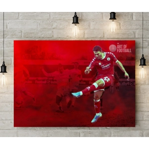 Crawley Nick Tsaroulla Iconic FA Cup Canvas Print