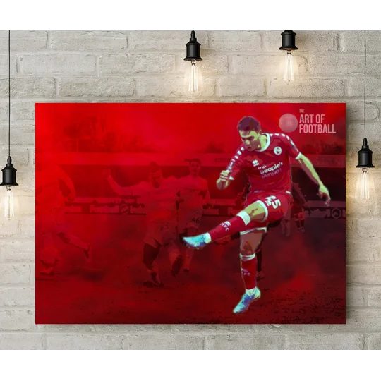 Crawley Nick Tsaroulla Iconic FA Cup Canvas Print