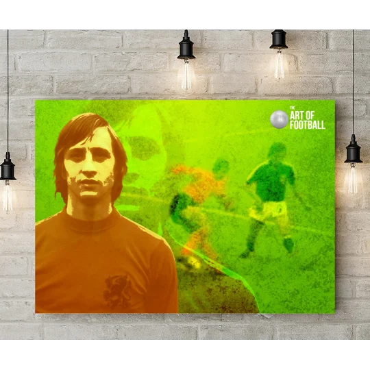 The Turn | Holland Netherlands Cruyff-Inspired Art | Football Soccer Canvas Print