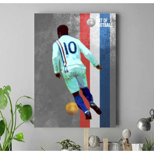 Escape to Victory Pele Iconic Image Canvas Print