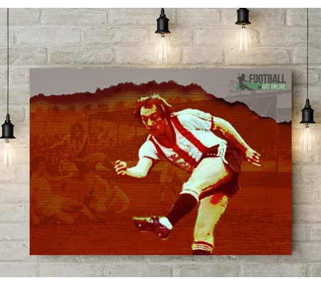 Exeter City FC Tony Kellow Iconic Legend Canvas Print