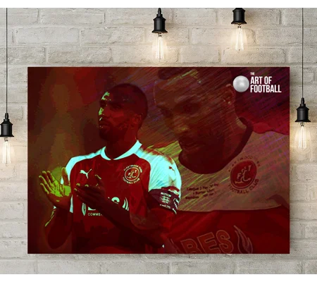 Fleetwood Town FC Nathan Pond Legend Canvas Print