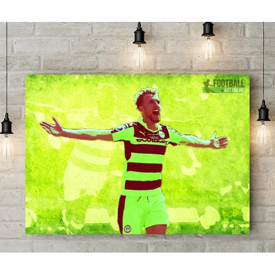 Forest Green Rovers FC Christian Doidge Wembley Play-off Canvas Print