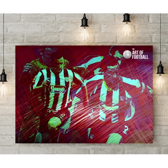 Grimsby Town FC John Mcdermott Iconic Legend Canvas Print