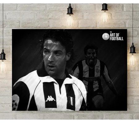 Juventus FC Alessandro Del Piero Iconic Legend Canvas Print
