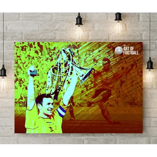 Livingston 2004 Scottish League Cup Winners Canvas Print – Historic Football Wall Art
