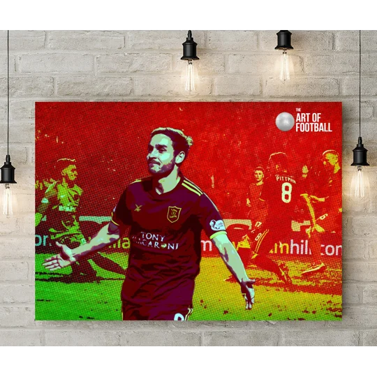 Livingston FC Scott Pittman Pop-art Canvas Print