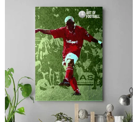 Middlesbrough FC Fabrizio Ravanelli Legend Canvas Print
