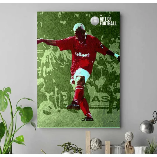 Middlesbrough FC Fabrizio Ravanelli Legend Canvas Print