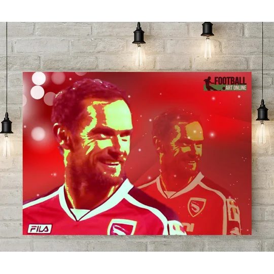 Morecambe Stewart Drummond Club Legend Canvas Print