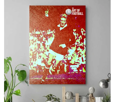 Manchester United FC Denis Law Iconic Legend Canvas Print