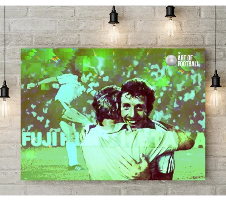 Northern Ireland Gerry Armstrong Iconic 1982 World Cup Goal Canvas Print | Football Wall Art