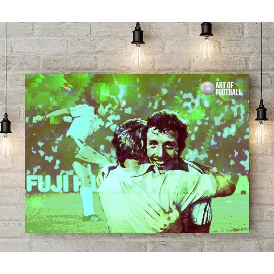 Northern Ireland Gerry Armstrong Iconic 1982 World Cup Goal Canvas Print | Football Wall Art