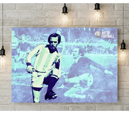 Peterborough Tommy Robson Iconic Legend Canvas Print