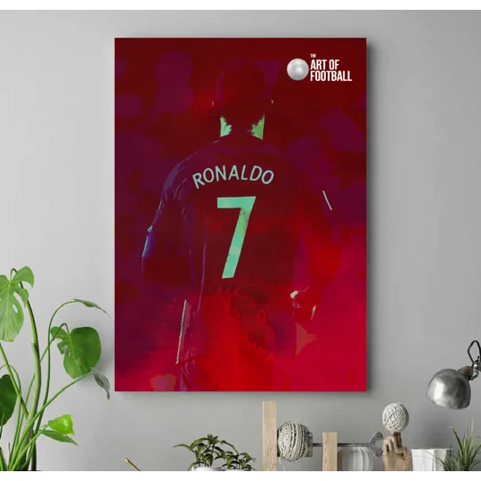 Portugal Cristiano Ronaldo No7 Canvas Print