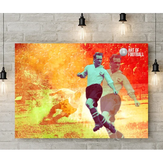 Preston North End FC Tom Finney Legend Pop-art Canvas Print