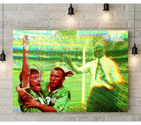 Republic of Ireland 1994 World Cup Iconic Pop-art Canvas Print