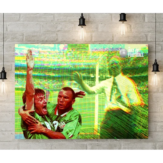 Republic of Ireland 1994 World Cup Iconic Pop-art Canvas Print