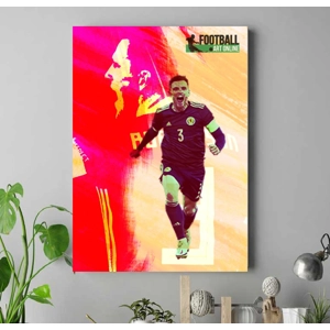 Scotland Andy Robertson Pop-Art Canvas Print