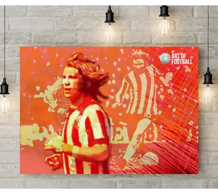 Sheffield United FC Tony Currie Iconic Legend Canvas Print