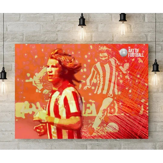 Sheffield United FC Tony Currie Iconic Legend Canvas Print
