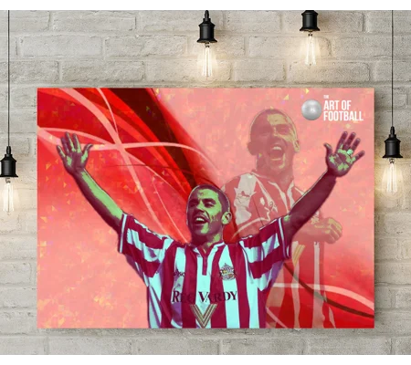 Sunderland Kevin Phillips Iconic Pop-art Canvas Print