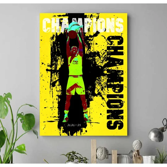Sutton United FC 2021 Champions Promotion Canvas Print