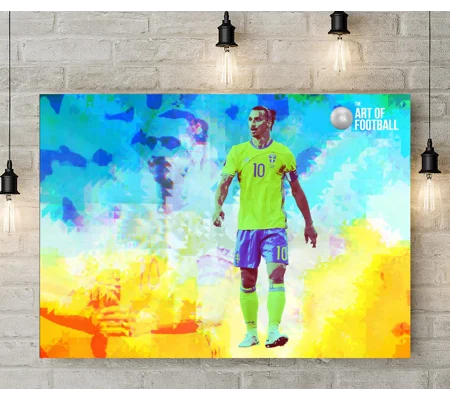 Sweden Zlatan Ibrahimović Legend Pop-art Canvas Print