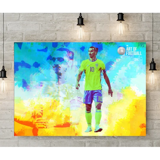 Sweden Zlatan Ibrahimović Legend Pop-art Canvas Print