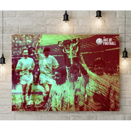 Swindon 1969 League Cup Winners Iconic Tribute Canvas Wall Art