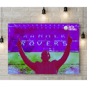 Tranmere Rovers FC Johnny King Legend Pop-art Canvas Print