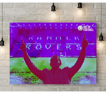 Tranmere Rovers FC Johnny King Legend Pop-art Canvas Print