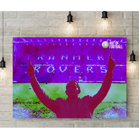 Tranmere Rovers FC Johnny King Legend Pop-art Canvas Print