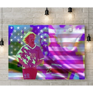 USA Alexi Lalas Legend Pop-art Canvas Print