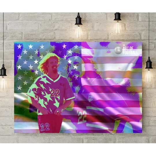 USA Alexi Lalas Legend Pop-art Canvas Print