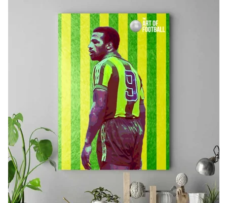West Brom Cyrille Regis Iconic Legend Canvas Print