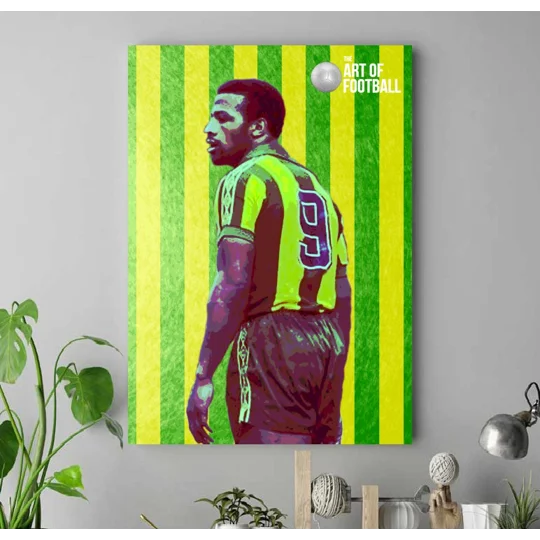 West Brom Cyrille Regis Iconic Legend Canvas Print