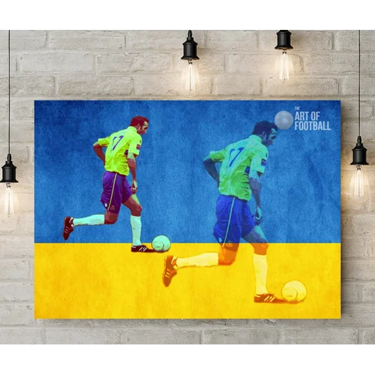Wealdstone FC Glen Little Iconic Pop-art Canvas Print