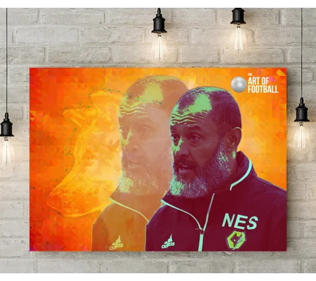 Wolverhampton Wanderers FC Nuno Espírito Santo Pop-art Canvas Print