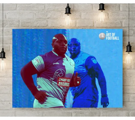 Wycombe Wanderers FC Adebayo Akinfenwa Pop-art Canvas Print